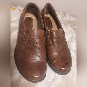 Earth Origins Brown Leather Men's Shoes